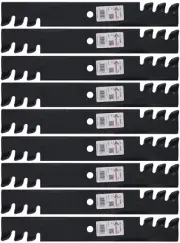 9 Rotary® Blades Mulching High Lift for Encore® 363046 363291 36" 52" Deck