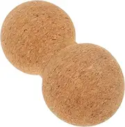 Ipetboom Rolling Ball Fitness Roller Ball Back Massagers Back Massager Yoga Roller Cork Light Brown