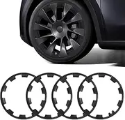 Wheel Rim Protector for Tesla Model Y 20 Inch - ABS Anti-Scratch Edge Guards, 4-Pack Durable Hubcaps Cover Accessories