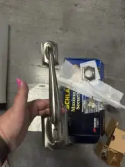 Schlage, F358 CAM 619, Camelot, Exterior, Handleset, Deadbolt,