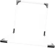 Vsenkes Photography Backdrops Kit Background Paper Professional L Shape PVC Photo Backdrop White Flat Backdrops for Small Product, 60x60x60cm