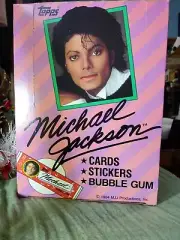 TOPPS Michael Jackson Trading Cards 1984 ENTIRE SET UNOPENED