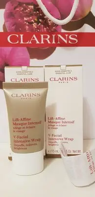 在飛比找Yahoo!奇摩拍賣優惠-新上市CLARINS【克蘭詩 V型緊緻抗引力面膜 15ml】