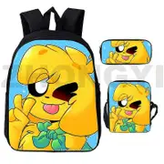 Hot Anime 3D Compadretes Mikecrack Backpacks Fashion Cute Girls 3Pcs/Set Los Compas Game Bookbags Boys Kids Travel Daily Mochila R16 16 inch 3Pcs set