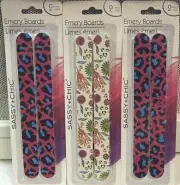 SASSY + CHIC EMERY BOARDS - 3x 2 PCS - ***SHIPS FREE***
