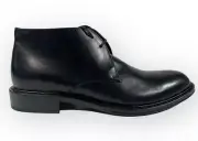 Saint Laurent Black Leather Desert Boots size US 11, Made in Italy