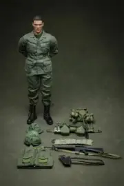 WHOHO TOYS 1/6 Vietnam War Male Soldier Action Figure Model 12'' Action Figure