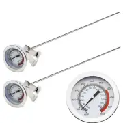 Efeng 15“ Turkey Fryer Thermometer with Pot Clip(2 Pack), 2" dial Candy Therm...