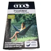 NEW ENO TravelNest Hammock & Straps Combo Eagle Nest Outfitters Green Free Ship