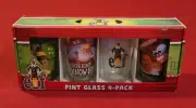 ELF THE MOIVE PINT GLASS 4 PACK NIB BUDDY, SANTA, PAPA ELF CHRISTMAS SET ICUP