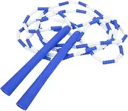 Beaded Segmented Jump Rope, Alvinlite Sports Exercise Skipping Rope Fancy Bead Festival Skipping Rope for Men Women Kids Gift (Blue and White)