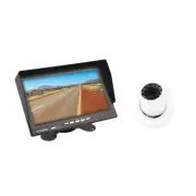 Rear View Round Camera Kit Black - Single Aussie Traveller CARAVAN CAMPING TRAVE