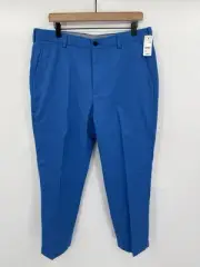 NEW Brooks Brothers Pants Mens 36x30 Blue Clark Straight Chino Flat Front Career