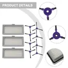 Robot Vacuum Accessories 3 Filters 8 Side Brushes for Samsung Powerbot