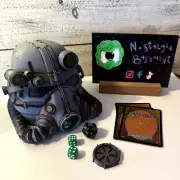 Fallout Helmet Deck Box / Dice Storage Hand Painted | MTG Lorcana One Piece EDH