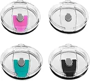4 Pack Tumbler Replacement Lids,Replacement Tumbler Lid,Coffee Tumbler Lid,Tumbler Cup Lid,Coffee Tumbler Lid Replacement,Tumbler Cup Lids Replacement for 3.25 Inch Mouth Tumbler Coffee Cooler Cup