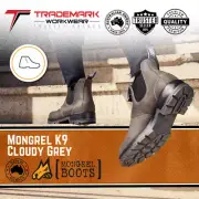 Mongrel K9 Chelsea Cut Boot Non Safety Cloudy Grey (K91085) UK/AU3-14 RRP$184.95