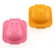 Kokubo Japan Lunch Decoration Bento Accessory Egg Mold Rabbit And Bear
