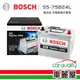 【BOSCH 博世】銀合金 S5+75B24L 充電制御電瓶 送安裝(車麗屋)