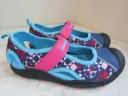 NIB Kamik Claire Magenta Hook & Loop Strap Sandals Shoes Children/Youth 2 EU 34