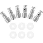 6 Sets Float Stem Rubber Ring Pressure Cooker Valve Replacement Accessories