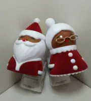 Bath & Body Works Christmas Dark Tint Santa & Mrs Clause Wallflower Plug Set