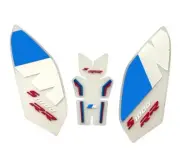 BMW S1000 RR Streetfighter Rubber Tank Pads Protectors 19-23 White SP