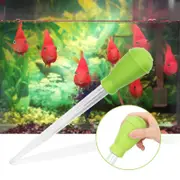 Mini Manual Water Changer Small Fish Tank Suction Pipe Pump Clean Device (Green)