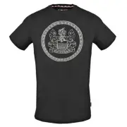 Aquascutum Circle Aldis Logo Black T-Shirt