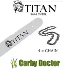 TITAN 16" BAR & 4 CHAIN COMBO .325 .063 62DL FOR STIHL CHAINSAW MS230 MS250 MS25