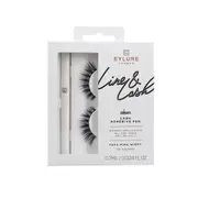 Eylure Line & Lash Kit Clear Lash Adhesive Pen Faux Mink Wispy