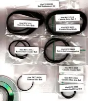 AKAI X-2000 S/SD Reel-2-Reel Belt kit (all 9 belts) + Service Manual on CD