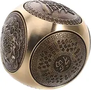 Hand Grip Equipment Ball Brass Fitness Ball Handball Exercise Toy for Elderly Hand Therapy Equipment