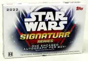 2022 TOPPS STAR WARS SIGNATURE SERIES BOX BLOWOUT CARDS