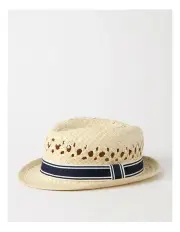 [Sprout] Plain Trilby With Air Vents In Natural