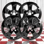 Set of 4 Gloss Black 5 Spoke 17" Wheel Skins for 2016-2021 Honda HR-V LX
