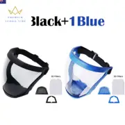 Transparent Full Face Protector Shield Reusable Kitchen Splash Protection Mask A