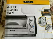 Bella 14326 4-Slice Toaster Oven - Toast, Bake, Broil, and More NIB