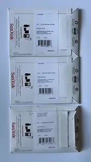 Set Of 3 - Made for Amazon Sandisk 400GB (2) & 32GB MicroSD UHS Memory Card