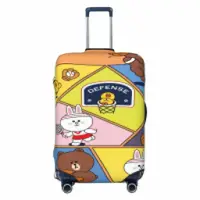 在飛比找蝦皮購物優惠-[有貨] Line Friends 旅行箱保護套彈性保護可水