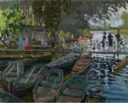 Bathers At La Grenouilere By Claude Monet Painting Paint By Numbers Kit DIY
