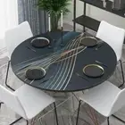 Nordic PVC Table Cloth Waterproof and Oil Proof Leather Plastic Simple Table Mat