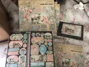 GRAPHIC 45 "WILD AND FREE" 12X12 PAPERcollection 8x8 pad & ephemera &stickers