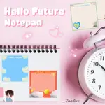 MARIAARTS HELLO FUTURE NOTEPAD MEMO PAD JOURNAL NOTES NOTEBO