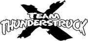 Team Thunderstruck OriginalStickers0768 Set of Two (2X) Stickers , Laptop , Car , Truck , Size 4 inches on Longer Side