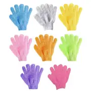 1 Pair Exfoliating Gloves Bath Shower Massage Spa Body Hand Scrub Mitt Towel