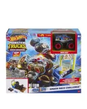 Hot Wheels Monster Trucks Arena Smashers Race Ace Smash Race Challenge Playset
