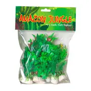 Amazon Jungle Plants Mixed Plastic Plants