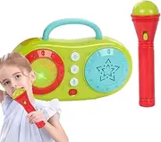 Portable Karaoke Machine - Multi-Functional Karaoke Speaker Microphone Singing Machine | Music Instrument Toy for Age 3+ Electric Educational Playset for Home