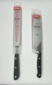 Pyrex Centurion Forged 14cm Vegetable Knife & 21cm Carving Fork NEW